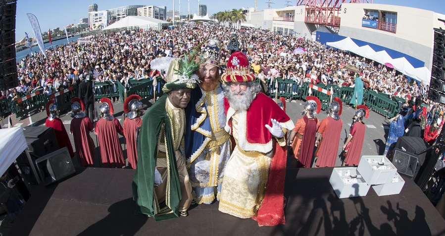 La ciudad en la que surfea Papá Noel